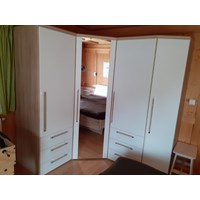 Doppelbett komplett u. Eckschrank 2