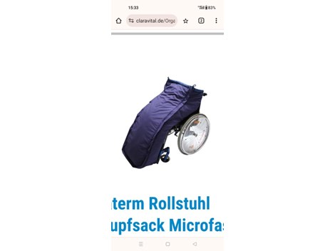 Sitzsack für Rollstuhlfahrer Sitzsack für Rollstuhlfahrer