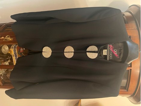 Designerjacke schwarz Gai Mattiolo Couture