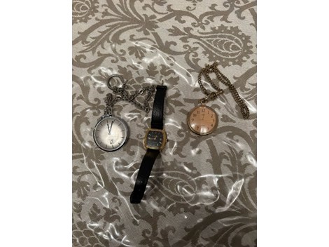 Taschenuhren und Damenarmbanduhr, funktionieren, Taschenuhren und Damenarmbanduhr, funktionieren,