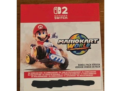 Mario Cart World Digital CODE