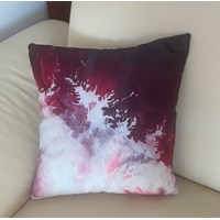 Kissen ( Raso) 35x35 mit Künstlerdruck 2