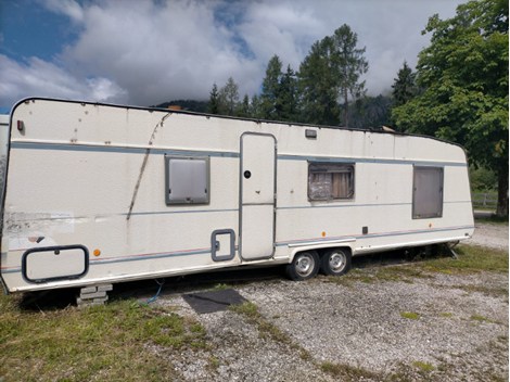 Wohnwagen stillgelegt