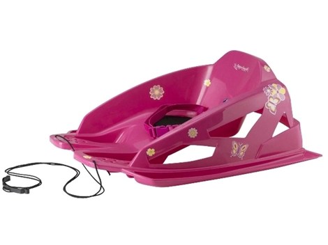 Alpengaudi Ski-Bob Schneeschlitten für Kinder,Pink Alpengaudi Ski-Bob Schneeschlitten für Kinder,Pink