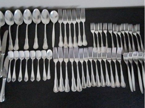 Verschiedenes Besteck 90-45 Silber Verschiedenes Besteck 90-45 Silber