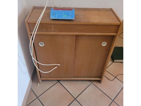Vintage Schuhschrank Vintage Schuhschrank
