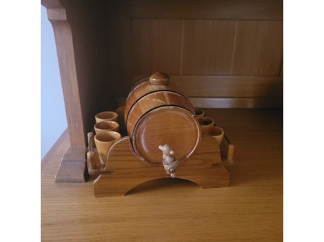 Weinfass+6 Becher/Botte da vino con 6 bicchieri Weinfass+6 Becher/Botte da vino con 6 bicchieri