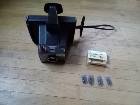 Sofortbild Polaroid Kamera mit Blitzlichtern