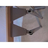 Metallbeine 4er Set. Stabile Stahlbeine für Tisch 2