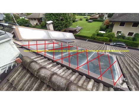 Solar Kollektoren für Warmwasser