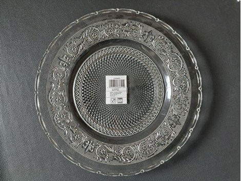 Glas Platz-/Serviceteller - Neu