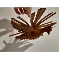 Heilige Geist mit Strahlen Holzarbeit 2