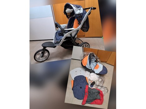Kinderwagen Chicco samt Zubehör
