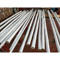 Bambusrohre weiss - Dekoteile 3