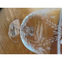 Bowle Sercice Leonardo handmade mit 6 Gläsern 2