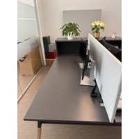 Scrivania Bench (doppia) con vano portaoggetti Sc 6