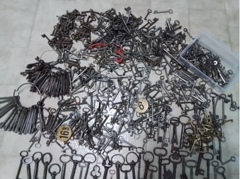 Verschiedene alte Schlüssel