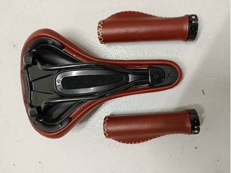 Fahrrad Sitz und Lenkergriff