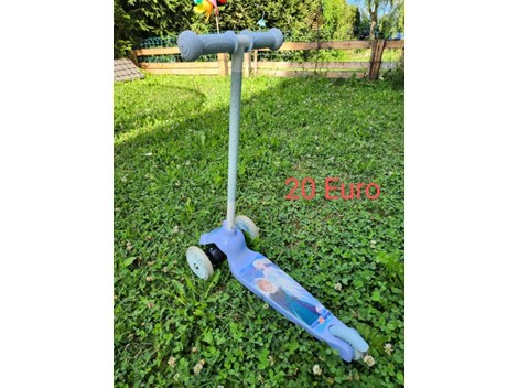 Kinderroller Frozen 3 Räder stabil mit Bremse gute