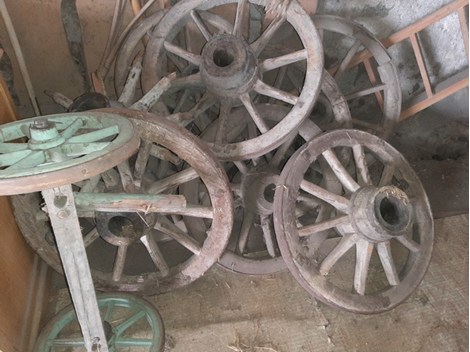 Wagenräder Holzräder