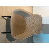 Esstisch grau (ausziehbar) & Stühle beige 2