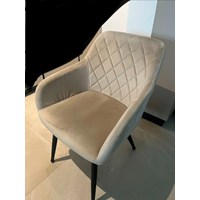 Esstisch grau (ausziehbar) & Stühle beige 5