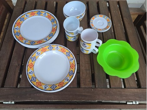 Tellerset 4 Teilig