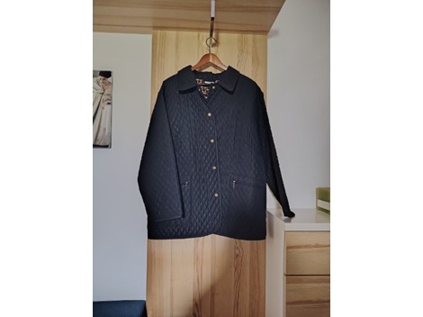 Übergangsjacke, schwarz, neuwertig, Gr. 58/60
