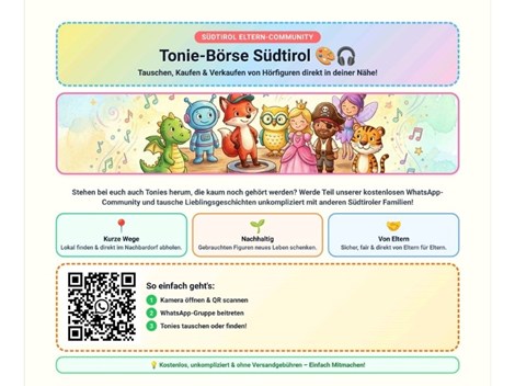 Tonie-Börse Südtirol 🎨 Tauschen, Kaufen & Verkauf
