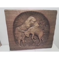 Holzrelief Jagdmotive 3