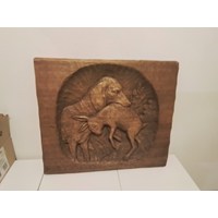 Holzrelief Jagdmotive 4