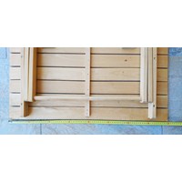 Garten / Camping Holz Tisch zusammen klappbar 80x6 3