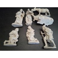 Krippenstall mit Figuren 1978 4