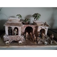 Orientalische Krippe mit Figuren 4