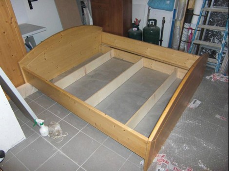 Doppelbett massiv Fichte Doppelbett massiv Fichte