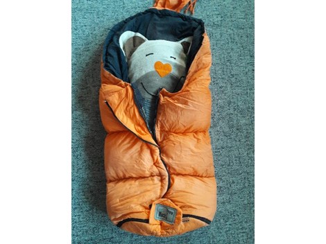 Mucki L Fußsack Odenwälder - orange Mucki L Fußsack Odenwälder - orange