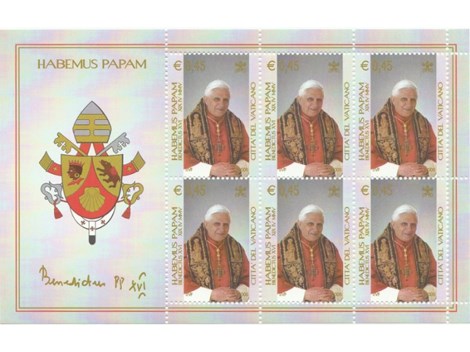Briefmarken Papat Benedikt Briefmarken Papat Benedikt