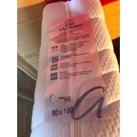Bettgestell antik mit Matratze neu 2