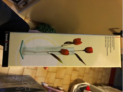 neue Vase aus Glas neue Vase aus Glas