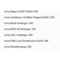 Originale Lima H0 Modelleisenbahn 5