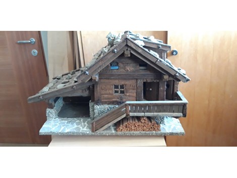 Bauernhaus für Krippe