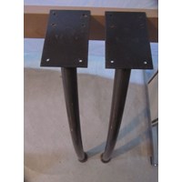 4x Metall - Tischbeine / Esstisch 2