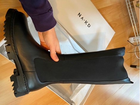 Neue NA-KD Lederstiefel 40 Neue NA-KD Lederstiefel 40