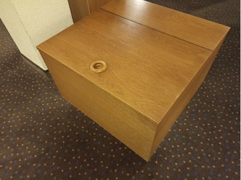 Holzcontainer mit Deckel - Aufbewahrungsbox Holzcontainer mit Deckel - Aufbewahrungsbox