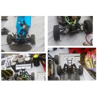 Modellbau-Set Hobbyaufbage. Flugzeug, Auto, Boot. 4